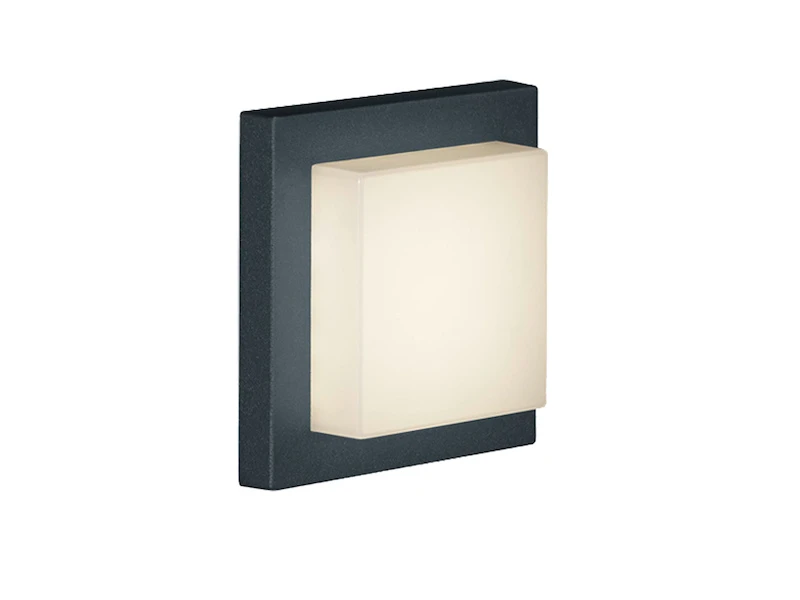 Trio Leuchten LED AuĂenwandleuchte HONDO 14 X 14cm, Aluminium Anthrazit â Bild 2
