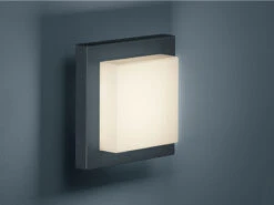 Trio Leuchten LED AuĂenwandleuchte HONDO 14 X 14cm, Aluminium Anthrazit