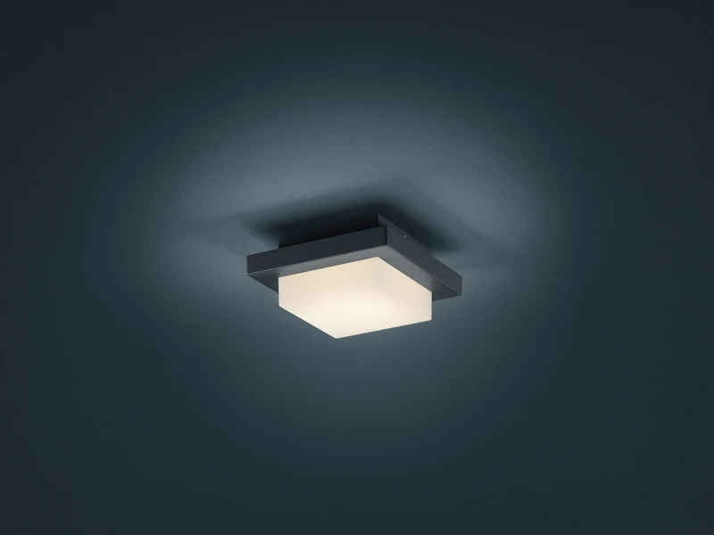 Trio Leuchten LED AuĂenwandleuchte HONDO 14 X 14cm, Aluminium Anthrazit â Bild 5