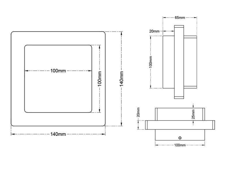 Trio Leuchten LED AuĂenwandleuchte HONDO 14 X 14cm, Aluminium Anthrazit â Bild 7