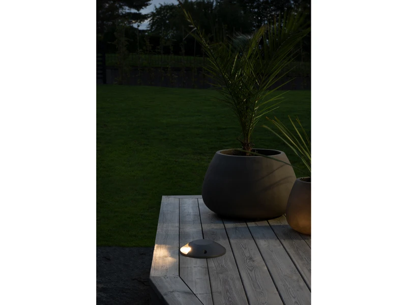 Konstsmide LED Bodenaufbaustrahler 1flammig Aufbauspot 2er SET Aussen Anthrazit Ă20cm IP65 â Bild 7