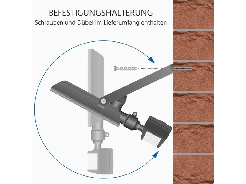 ELRO LED Flutlichtstrahler Mit Bewegungsmelder Schwarz, 10 Watt, IP54 – Bild 11