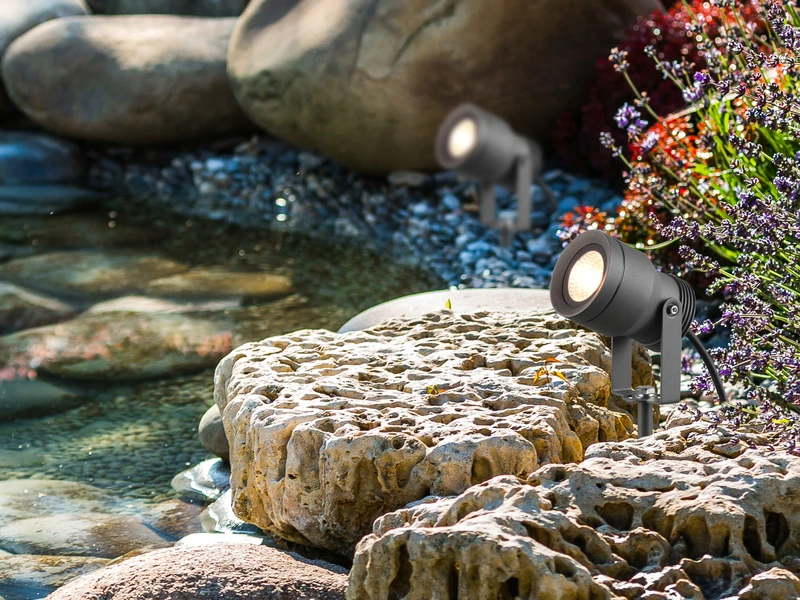 Trio Leuchten LED Gartenstrahler MAREB Schwenkbar Mit Erdspieß & 5m Anschlußkabel – Bild 7