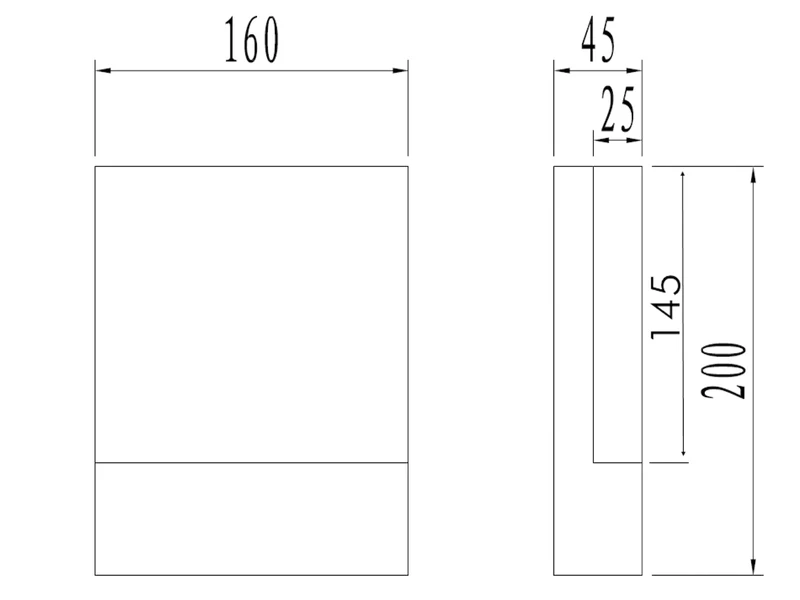 Trio Leuchten LED Hausnummernleuchte PECOS Eckig, AuĂenwandleuchte In Anthrazit â Bild 8