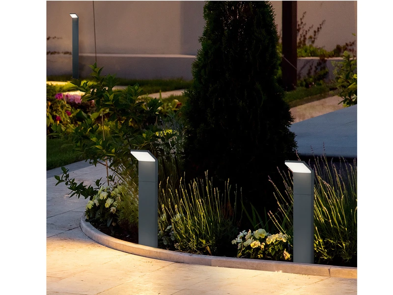 Trio Leuchten LED Pollerleuchte PEARL In Anthrazit Höhe 100cm IP54 - Außenleuchte Wegeleuchte – Bild 6