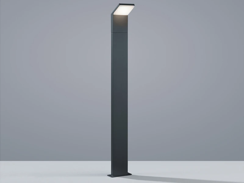 Trio Leuchten LED Pollerleuchte PEARL In Anthrazit Höhe 100cm IP54 - Außenleuchte Wegeleuchte