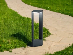 Trio Leuchten LED Sockelleuchte GANGES In Anthrazit Höhe 50cm IP54 - Außenleuchte Wegeleuchte
