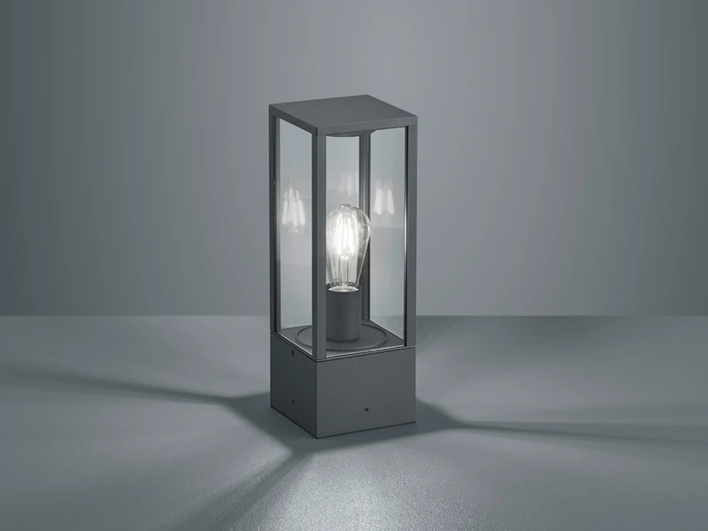 MeineWunschleuchte LED Sockelleuchte In Anthrazit Höhe 40cm IP44 - Außenleuchten Wegeleuchten – Bild 3