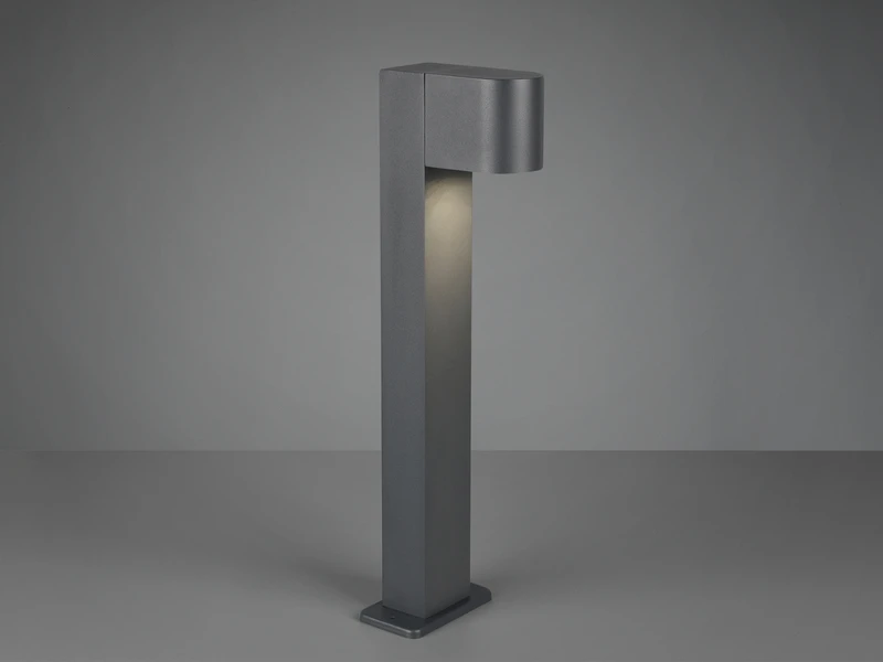 MeineWunschleuchte LED Sockelleuchte In Anthrazit Mit Erdspieß, Höhe 50cm – Bild 3