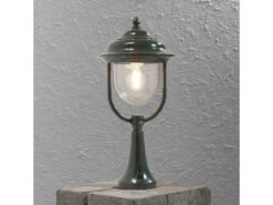 Konstsmide LED Sockelleuchte Laterne Außen Im Landhausstil, Grün, Höhe 54cm