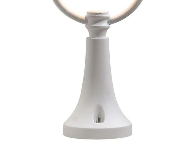 Konstsmide LED Sockelleuchte Laterne Außen Im Landhausstil, Weiß, Höhe 54cm – Bild 4