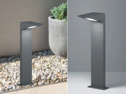 Trio Leuchten LED Sockelleuchte NELSON Downlight In Anthrazit, Höhe 50cm, IP54