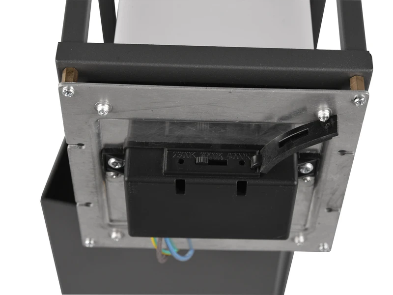 Trio Leuchten LED Sockelleuchte WITHAM Im Bauhausstil Anthrazit, Höhe 40cm – Bild 8