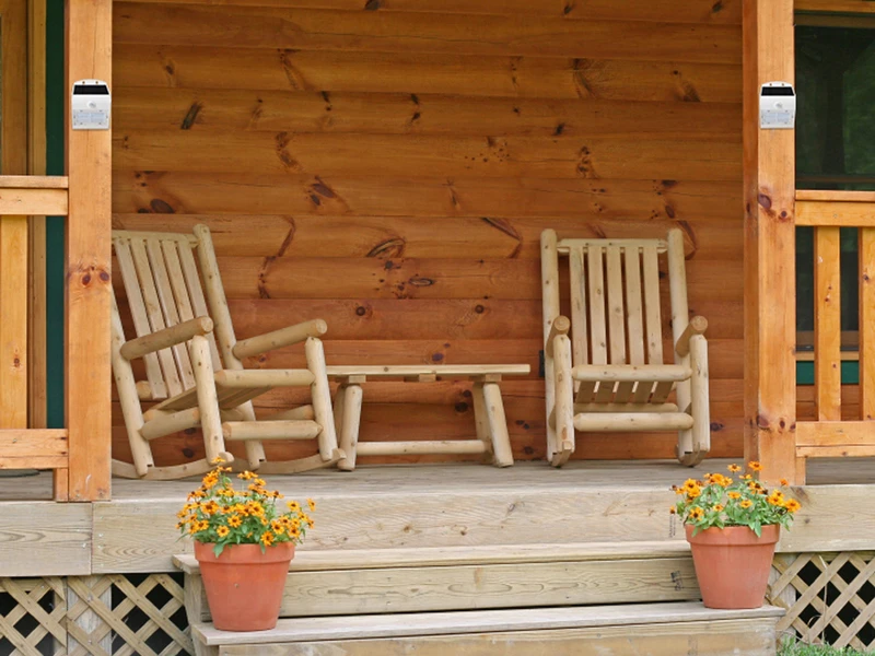 REV LED Solar Wandleuchte 2er SET Außenleuchte Fassadenbeleuchtung Weiß 14,5x9,6cm – Bild 8