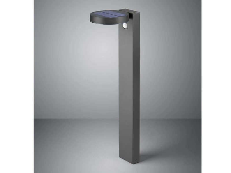 MeineWunschleuchte LED Solar Wegeleuchte 2er Set Außenleuchten Mit Bewegungsmelder In Anthrazit – Bild 4