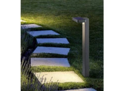 Reality Leuchten LED Solar Wegeleuchte Außenleuchte ESQUEL Mit Bewegungsmelder In Anthrazit