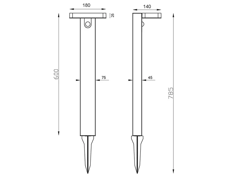 Reality Leuchten LED Solar Wegeleuchte Außenleuchte ESQUEL Mit Bewegungsmelder In Anthrazit – Bild 5