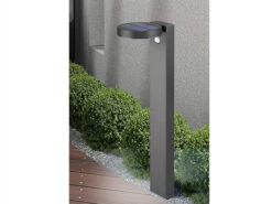 Reality Leuchten LED Solar Wegeleuchte Außenleuchte POSADAS Mit Bewegungsmelder In Anthrazit