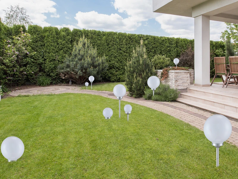 Globo LED Solarkugel Garten - Leuchtkugel Ø 20cm Mit Erdspieß – Bild 7