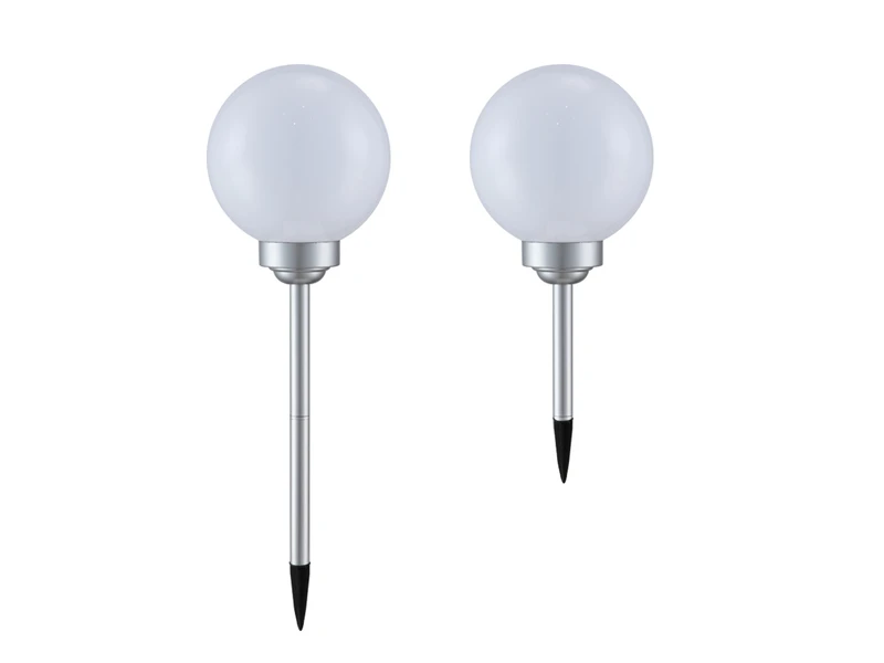 Globo LED Solarkugeln Garten - 2er SET, Leuchtkugel Ø 20cm Mit Erdspieß – Bild 8