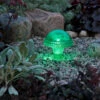 Konstsmide LED Solarleuchte / Gartenleuchte ASSISI, IP44, Grün, Höhe 27,5 Cm