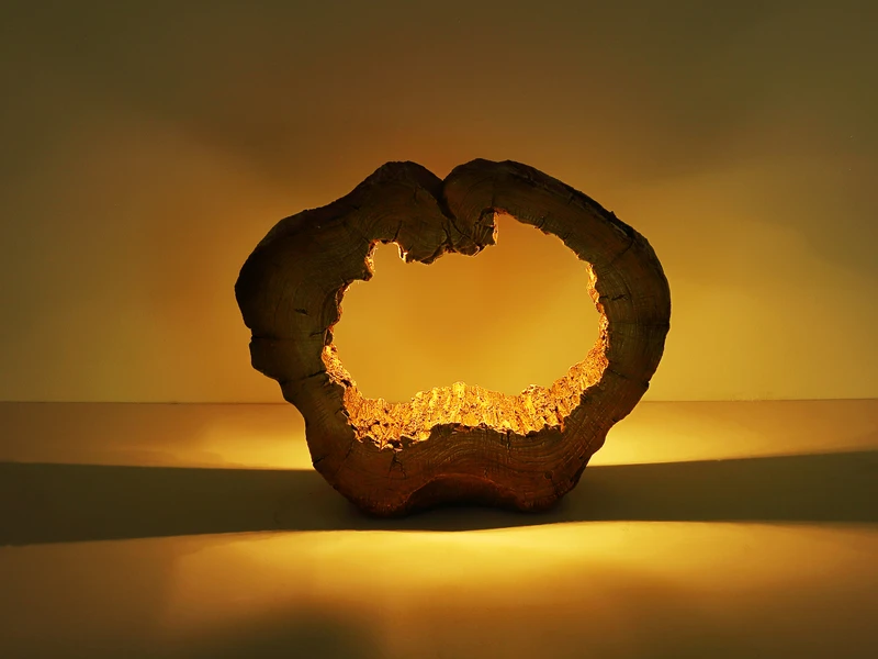 Globo LED Solarleuchte In Holzfarben Mit Globe Höhe 25,5cm â Bild 4