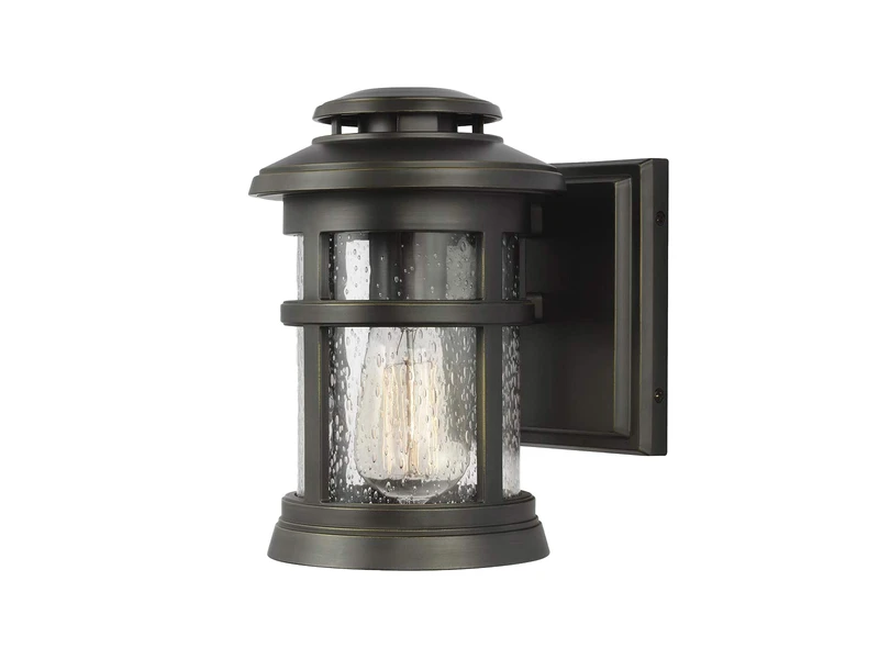 MeineWunschleuchte LED Ultra Wetter & Salzluft Resistente Außen Laterne, Bronze Höhe 23cm – Bild 2