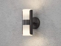 Konstsmide LED Up-Down Außenwandleuchte Mit Weißem Opalglas, Korpus Schwarz