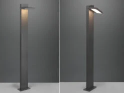 Trio Leuchten LED Wegeleuchte 2er Set Schwenkbar In Anthrazit, Höhe 100cm, IP54