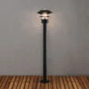 Konstsmide LED Wegeleuchte Außenlaterne Aus Aluminium Schwarz, Höhe 98cm