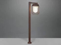 MeineWunschleuchte LED Wegeleuchte, Außenleuchte Laterne Höhe 100cm, Rostoptik