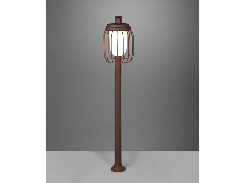 MeineWunschleuchte LED Wegeleuchte, Außenleuchte Laterne Höhe 100cm, Rostoptik – Bild 5