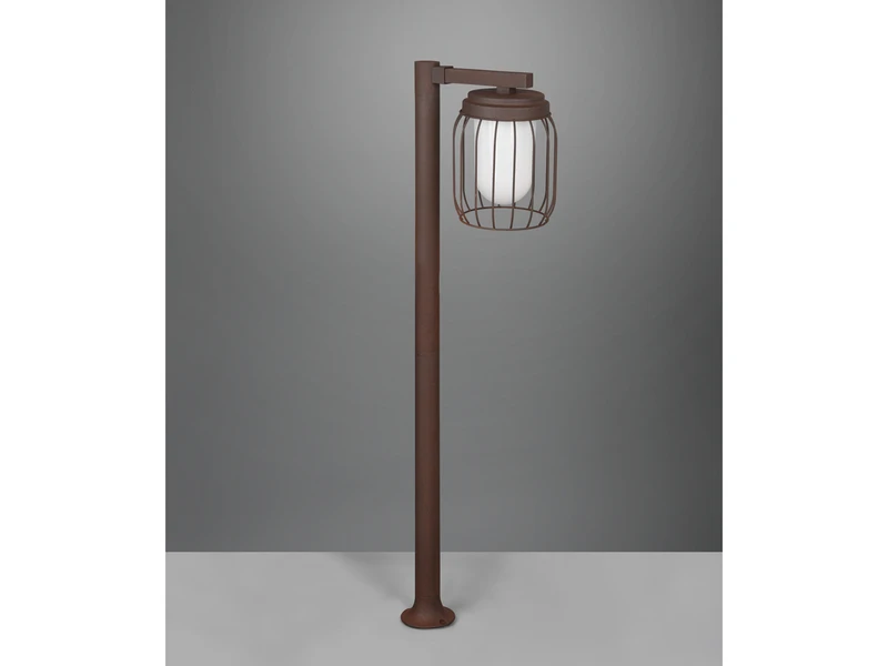 MeineWunschleuchte LED Wegeleuchte, Außenleuchte Laterne Höhe 100cm, Rostoptik – Bild 6