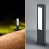 Trio Leuchten Moderne LED Pfostenleuchten 2er SET Aus Aluminiumguss In Anthrazit IP54