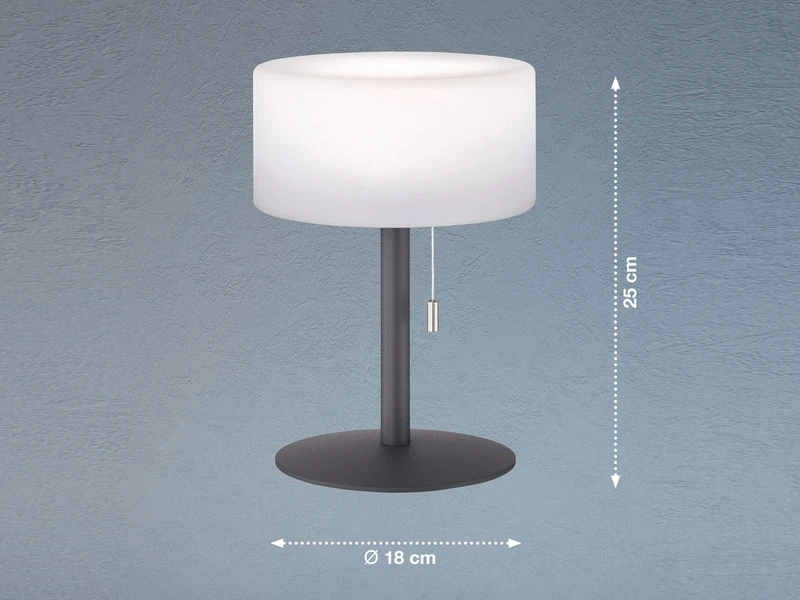 FHL Easy Outdoor Akku Tischlampe CADIZ Mit RGB Farbwechsel, H: 25cm – Bild 3