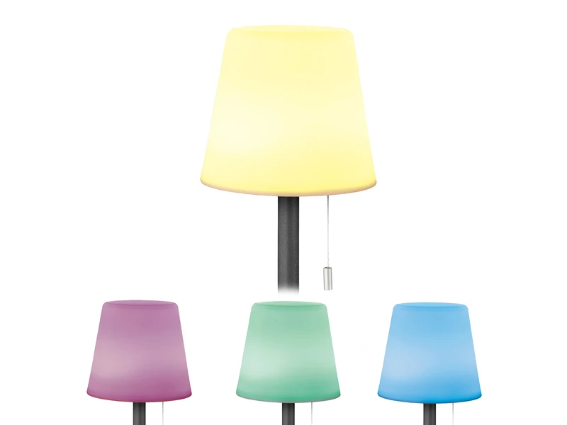 FHL Easy Outdoor Akku Tischlampe GARDEN Ohne Kabel Mit RGB Höhe 29cm – Bild 4