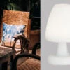FHL Easy Outdoor Akku Tischlampe TERMOLI Ohne Kabel - Dimmbar & RGB - Höhe 25cm