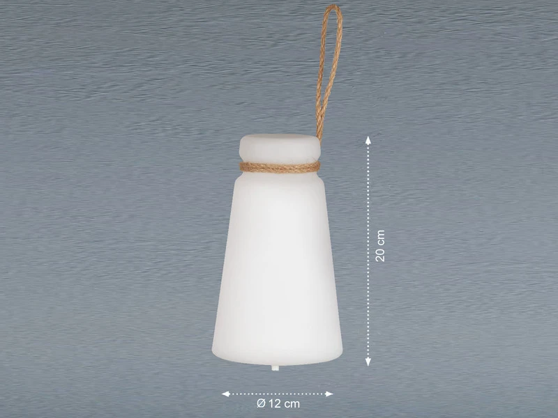 FHL Easy Outdoor Akku Tischleuchte BRUNO Höhe 20cm - Dimmbar & RGB – Bild 3