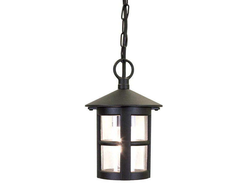Elstead Lighting Outdoor Pendelleuchte HEREFORD Aus Alu Im Landhausstil, Schwarz Ă15cm â Bild 2