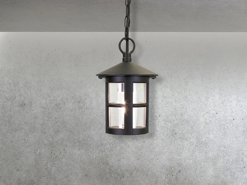 Elstead Lighting Outdoor Pendelleuchte HEREFORD Aus Alu Im Landhausstil, Schwarz Ă15cm â Bild 3