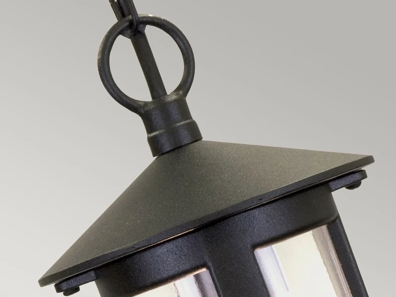 Elstead Lighting Outdoor Pendelleuchte HEREFORD Aus Alu Im Landhausstil, Schwarz Ă15cm â Bild 5