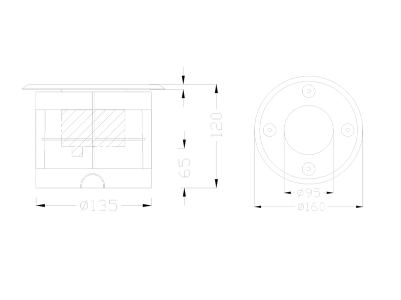 Trio Leuchten Runder Bodeneinbauspot BELAJA Edelstahl Ø 16cm IP65 - Bodenstrahler Für Einfahrt – Bild 8
