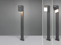 Trio Leuchten Schwenkbare LED Außen Wegeleuchte AVON Mit Bewegungsmelder, H: 100cm