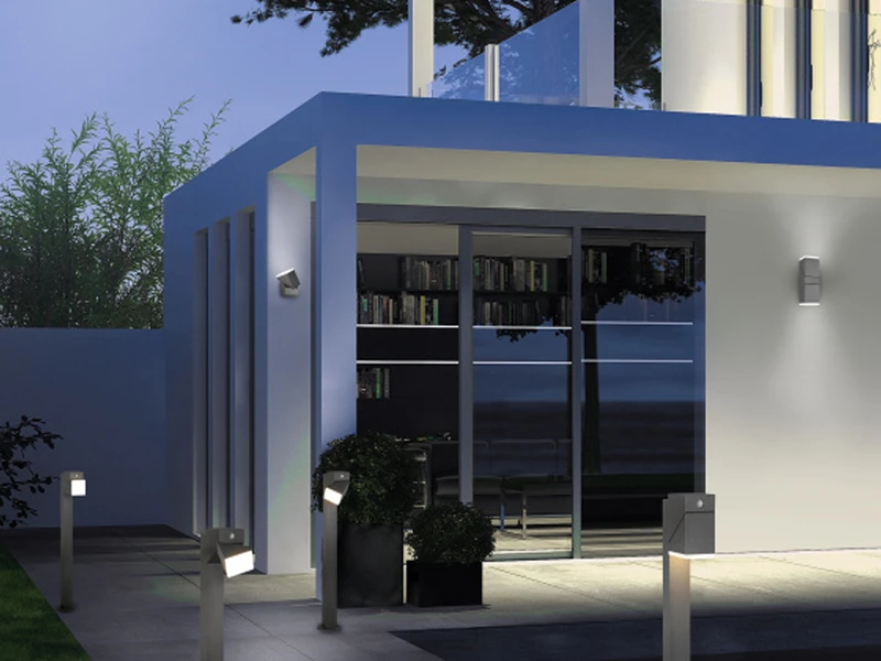 Trio Leuchten Schwenkbare LED Außenwandleuchte AVON, Höhe 16cm, Anthrazit – Bild 7