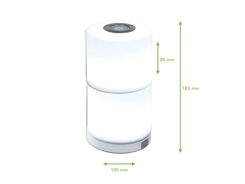 Lutec Smarte Akku LED Außentischleuchte NOMA - Basis SET Erweiterbar, RGB Ø10cm – Bild 4