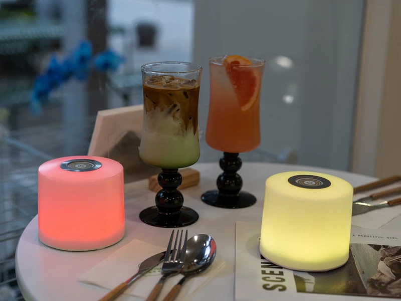 Lutec Smarte Akku LED Außentischleuchte NOMA - Basis SET Erweiterbar, RGB Ø10cm – Bild 7