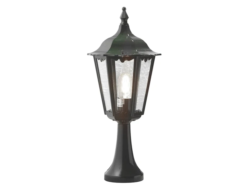 Konstsmide Sockelleuchte FIRENZE Landhausstil, Aluminium Grün, Höhe 55cm – Bild 2