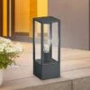 Trio Leuchten Sockelleuchte GARONNE In Anthrazit Höhe 40cm IP44 - Außenleuchten Wegeleuchten