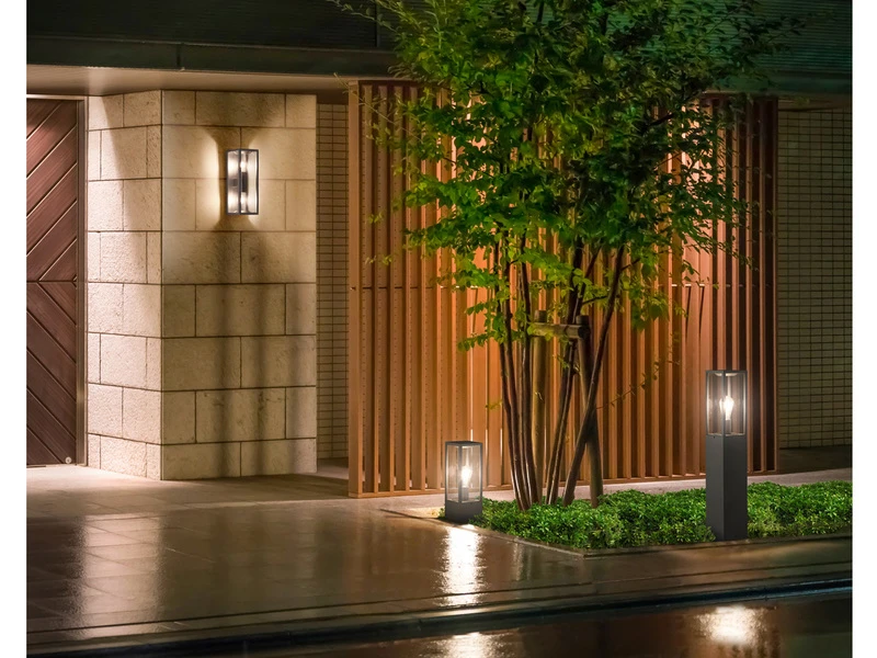 Trio Leuchten Sockelleuchte GARONNE In Anthrazit Höhe 40cm IP44 - Außenleuchten Wegeleuchten – Bild 6