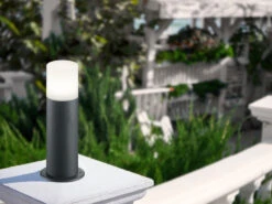 Trio Leuchten Sockelleuchte HOOSIC Wegeleuchte Anthrazit Höhe 30 Cm